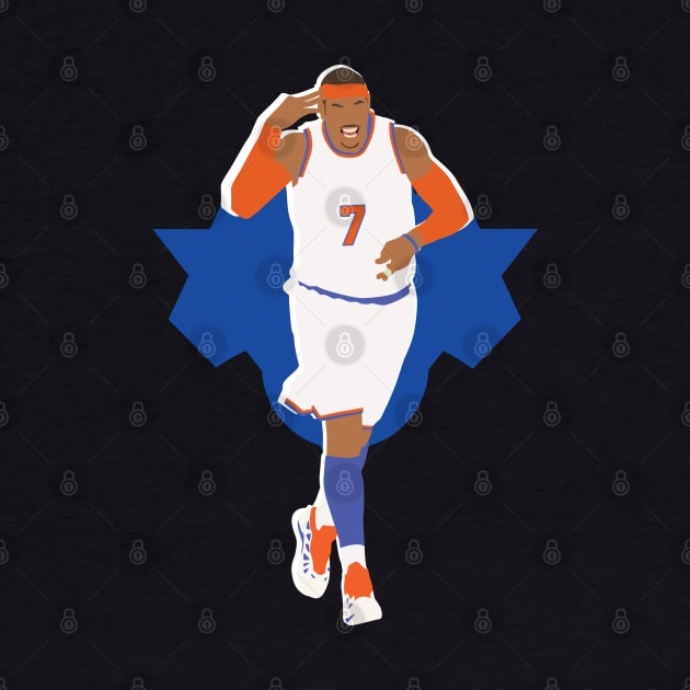 Carmelo Anthony "3 to the Dome" N.Y Knicks by Jackshun